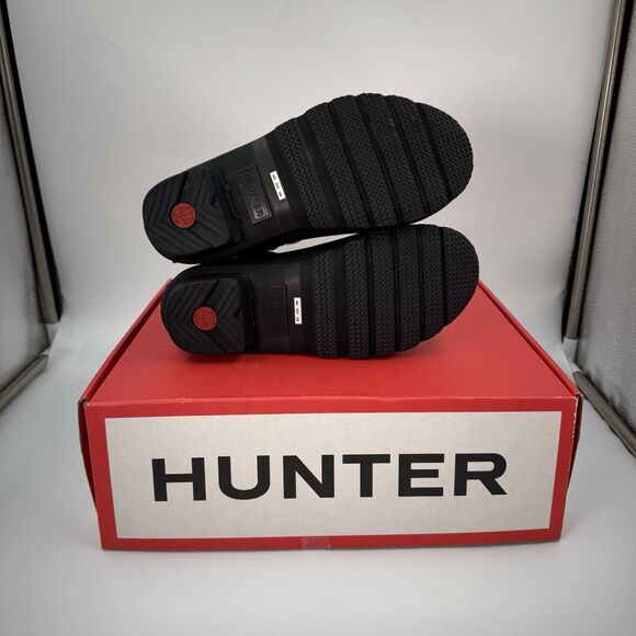 Hunter Women's Original Short Boot Chelsea Black US 6 Waterproof, Rain Boot New - Picture 8 of 15